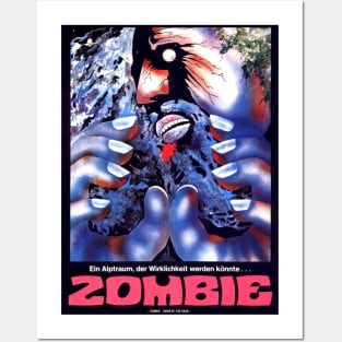 Really Trippy Zombie Movie Poster - Night of the Living Dead Posters and Art